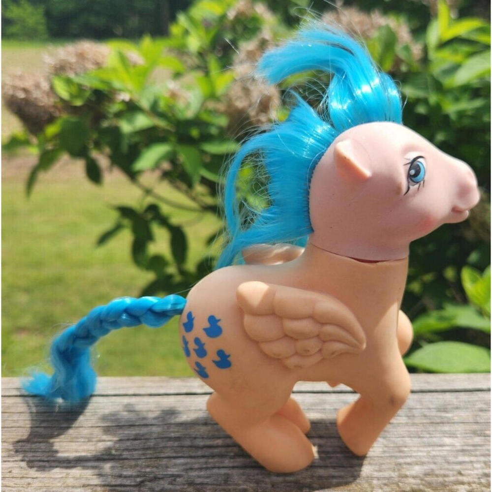 VINTAGE My Little Pony 1983 SPRINKLE PONY PEGASUS RUBBER DUCKS CUTIE MARK